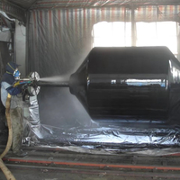 Revêtement en polyurée de qualité marine AONUO, peinture anti-corrosion, imperméable, résistante à l'usure, pour coque de navire, acier, 100% solide