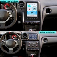 Autoradio Tesla 10,4'' pour NISAN GTR 2008-2017, unité principale Android, stéréo, navigation GPS, multimédia, CarPlay sans fil, 4G DSP