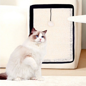 <b>Cat</b> Scratcher Mat Natural Sisal Linen Solid Couch Protector Easy Installation Scratch Pad Grinding Claws Furniture Guard - Product Image 1