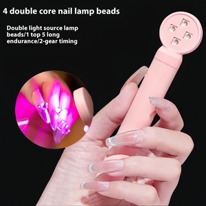 Mini Lampe UV Sans Fil Rose Rechargeable Portable pour Séchage de Gel LED – Sèche-Ongles Manucure - Product Image 5