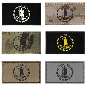 Индивидуальный полиэфирный флаг штата Вирджиния, флаги штата Вирджиния ва с латунными кольцами 3X5 футов - Product Image 3