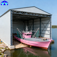 Astillero de Estructura de Acero Galvanizado de Bajo Costo para Construcción Naval, Fabricación de Diques Secos, Instalación de Construcción de Barcos en Malí