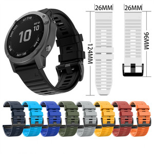 <span class=keywords><strong>Bracelet</strong></span> de montre Quickfit pour <span class=keywords><strong>Garmin</strong></span> <span class=keywords><strong>Forerunner</strong></span> 945/<span class=keywords><strong>955</strong></span>/965 Vvosport <span class=keywords><strong>Bracelet</strong></span> 26mm/22mm <span class=keywords><strong>Bracelet</strong></span> pour Fenix 7X/7/6X/6 Pro/5X Plus Caoutchouc - Product Image 1
