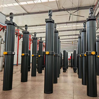 Vérins hydrauliques télescopiques plats de précision avec roulement en acier, capacité 600 kg, systèmes de levage non standard