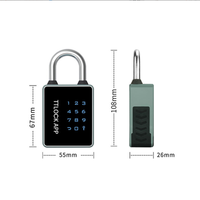 Volibel Sécurité Nfc Carte de mot de passe numérique Cadenas sans clé Empreinte digitale Ttlock App Déverrouiller le cadenas intelligent