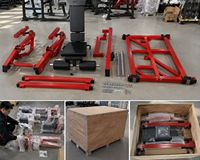 Máquina de extensión de piernas ISO-Lateral comercial MRD-SH17 de alta resistencia para entrenamiento de cuádriceps en gimnasios