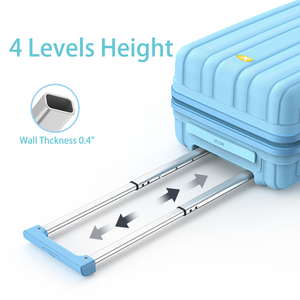 Set di <span class=keywords><strong>Valigie</strong></span> MGB 3 Pezzi 20 24 28 Pollici, Trolley Rigido in PC con Ruote Girevoli, Bagaglio da Viaggio Rosa - Product Image 4