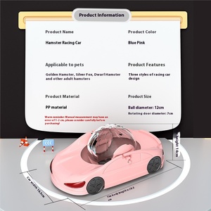 New Arrival Golden Hamster <strong>Racing</strong> Car Toy Extra Large Rolling Ball Roller Small Pet Running <strong>Wheel</strong> for Hamster Exercise - Product Image 6