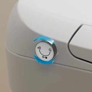 <span class=keywords><strong>WC</strong></span> intelligent minimaliste <span class=keywords><strong>sans</strong></span> réservoir MWD avec bidet intégré, commande latérale, chasse d'eau automatique et siège chauffant pour projets hôteliers - Product Image 3
