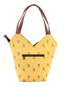 Bolso de mano de yute bordado con patrón floral colorido diseño personalizado bolso de mano bolso de compras diseño elegante - Product Image 4