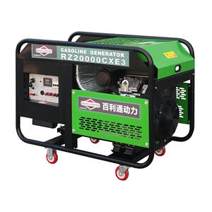 Générateur à essence refroidi par air Briggs Stratton RZ20000CXE3 13KW Monophasé/Triphasé Réservoir de carburant de 25L 50/60Hz Affichage LED - Product Image 4