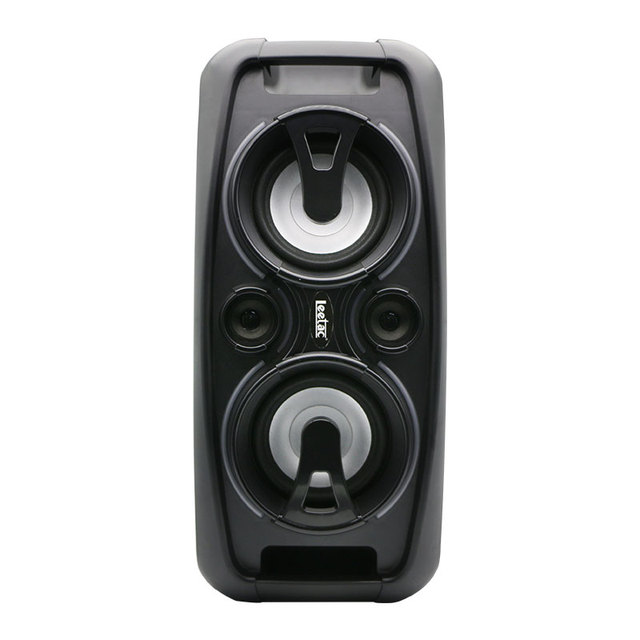 LED Light/AUX-IN Function/USB Playback Dual 10 Inch Speaker Trolley Portable Speaker Outdoor Portable BT Party Speaker