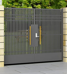 Latest Main <strong>Gate</strong> Designs Simple <strong>Aluminium</strong> Metal Automatic Driveway Swing Main <strong>Entry</strong> <strong>Gates</strong>
