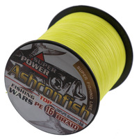 Ligne de pêche flottante tressée UHMWPE à âme creuse haute résistance 2 mm, ligne d'assistance pour lance-poissons, 16 brins, revêtement spécial