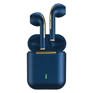 J18 In Ear TWS earphone nirkabel, headphone olahraga Bluetooth Ture HiFI Stereo Game tahan air dengan mikrofon 2023