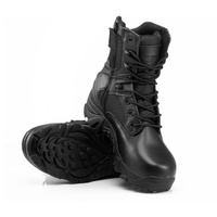 Bottes tactiques Deltaa en cuir véritable pour hommes, chaussures de désert, sport de plein air, randonnée, bottes d'escalade, bottes tactiques