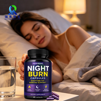 Capsules brûle-graisses nocturnes pour marque privée – Capsules végétales douces favorisant l'adaptation corporelle nocturne et le maintien d'un état physique sain
