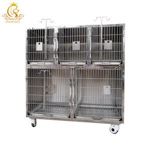 Eur Pet Instrument vétérinaire de qualité supérieure <span class=keywords><strong>Cage</strong></span> vétérinaire à 5 portes avec Cages vétérinaires en acier inoxydable - Product Image 3