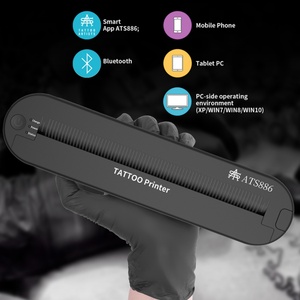 Tattoo Printer Portable Thermal Printer A4 Wireless Bluetooth Label Maker for Tattoo Design <b>Printing</b> - Product Image 3