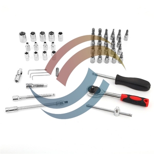 46pcs Multi-Functional Auto Repair <strong>Wrench</strong> <strong>Set</strong> Universal Manual Tool Box <strong>Small</strong> Hand Tools Including Socket <strong>Set</strong> - Product Image 6