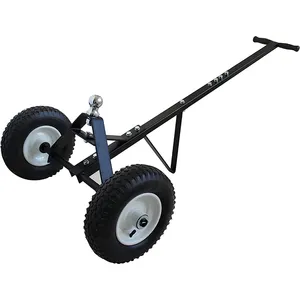 JH-Mech Boat Dolly Trailer 600lbs Tongue Weight Capacity Adjustable Trailer Dolly Tow Ideal for Moving Car RV Boat Trailer