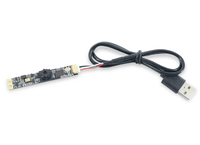 Module de caméra USB 2MP 1080P avec microphone |   Sans pilote |   pour ordinateur portable / PC tout-en-un / écran publicitaire