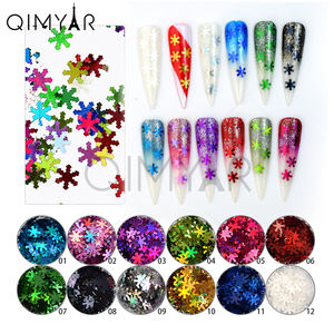 Nuovo Design Glitter neve Nail Art Flake per la decorazione di natale - Product Image 3