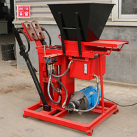 Machine de fabrication de briques de sol RL2-25 Machine à briques à emboîtement manuel Machine de fabrication de briques en blocs d'argile