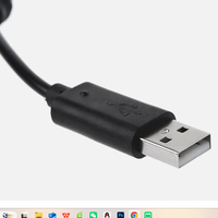 Câble USB détachable pour manette filaire Xbox 360, adaptateur PC, cordon de 25 cm