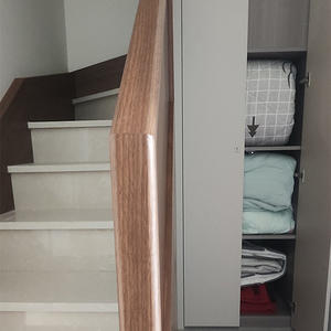 Economici, moderni armadi multifunzionali di fascia alta sotto la soffitta scale legno massiccio laccato-mobili da forno - Product Image 3