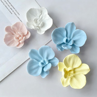 Moules en silicone pour fleurs d'orchidées, pour la décoration de gâteaux, les décorations de cupcakes, les chocolats, la pâte à sucre, l'argile polymère, les créations en résine