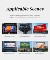Affichage LED extérieur fixe P6.25, écrans LED étanches, affichage publicitaire couleur, mur vidéo LED extérieur