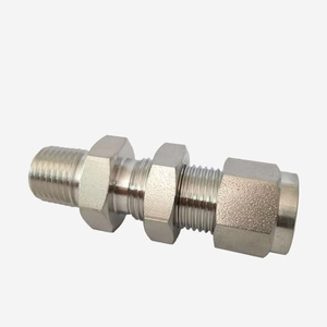 Conector de Placa con Rosca Externa de Compresión de Acero Inoxidable BMC316L NBSANMINSE, Alta Presión 3000PSI - Product Image 2