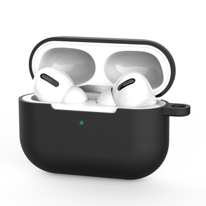 Étui pour écouteurs en silicone avec logo OEM ODM, antichoc, silicone + PC, pour Air Pod Case 1 2 3 Pro, protection - Product Image 6