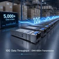 Produit phare : Câble SFP 10G SR LC 10GBASE SR 850nm 300m OM3 400m OM4 MMF DOM pour réseaux de centres de données et réseaux maillés d'entreprise
