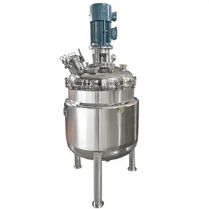 Adhesive resin stainless steel vacuum reactor high shear emulsification 200L reactor