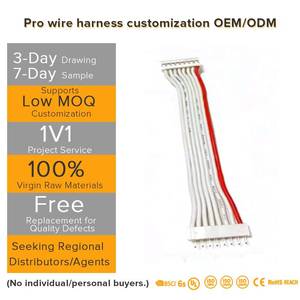 สายไฟฟ้าทองแดง เหล็ก และชุบสังกะสี สำหรับการใช้งานสายไฟสัญญาณเซ็นเซอร์อุตสาหกรรม และชุดสายไฟแผงควบคุม PLC - Product Image 1