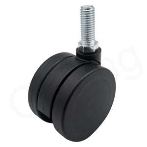 Đồ <span class=keywords><strong>n</strong></span>ội thất cổ bánh xe 360 độ xoay nylon linh hoạt với sắt PU trong suốt Caster bánh xe tiêm nhựa modling loại - Product Image 2