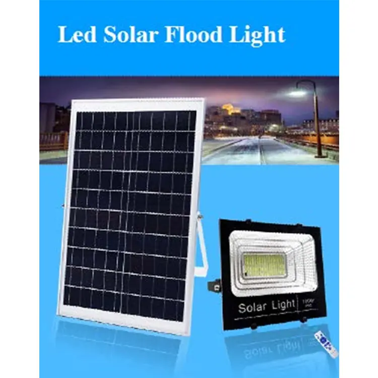 200w split IP65 wall mounted Solar Led Flood Light smart outdoor solar power led street light customize solar flood light