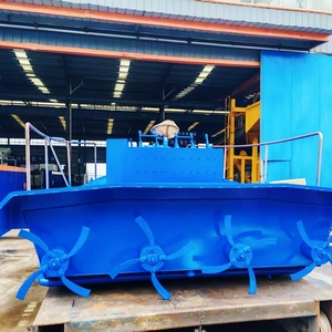 <span class=keywords><strong>Barco</strong></span> Triturador de Jacinto de Agua para <span class=keywords><strong>el</strong></span> Lago <span class=keywords><strong>Victoria</strong></span>, Trituradora de Malezas Acuáticas de 4 Rotores, 5000m²/h con Informe de Biodegradación Natural - Product Image 1