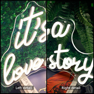 Letrero LED de Neón 'Siempre Fuiste Tú', Decoración para Bodas, Fiestas, Empresas, Oficinas, Material ABS, Decoración de Pared para Hogar y Centros Comerciales - Product Image 5