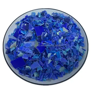 Hot Sell Blue Gerecycled Hdpe Pellets Plastic Grondstof Virgin Hdpe Blue Drum Restjes