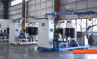 Mesin Pembuat Panel Dinding Batu Buatan Interior Otomatis Lingxin dengan Kontrol PLC Produktivitas Tinggi untuk Pembuatan Panel Latar Belakang Berbusa PU