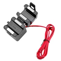 Transformador de Corriente de Núcleo Dividido Miniatura, Sensor de CA de Núcleo Dividido, 10AL-5A/5mA, 5A/2.5mA, 50A, 20MA, Transformador de Alta Frecuencia con Abrazadera