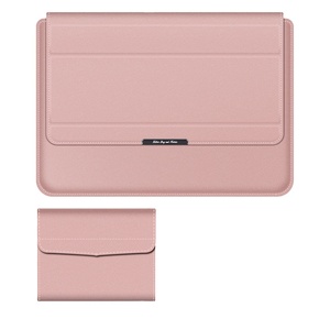 Support en cuir PU pochette d'ordinateur pour <span class=keywords><strong>Macbook</strong></span> <span class=keywords><strong>Pro</strong></span> 11 13 <span class=keywords><strong>14</strong></span> 15 17 pouces housse de protection pour ordinateur portable pour femmes sac multifonctionnel - Product Image 1