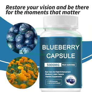 Ausreson OEM Anthocyanes Lutéine Myrtille 1%-25% Extrait de Myrtille Complément Alimentaire Soins des Yeux Capsules de Myrtille - Product Image 2