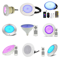 Hotake OEM 12W 1W Flash Mount piscine plongée LED éclairage sous-marin projecteur creusé 28W RGB 10 pouces pour fontaine