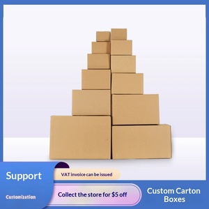 Custom Heavy Duty Kraft Shipping <b>Boxes</b> for Cross Border Ecommerce Large Size Cartons - Product Image 5