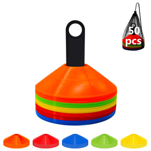 Cône d'entraînement <span class=keywords><strong>de</strong></span> <span class=keywords><strong>football</strong></span>, barrière d'obstacles, cône <span class=keywords><strong>de</strong></span> signalisation, équipement d'entraînement scolaire - Product Image 1