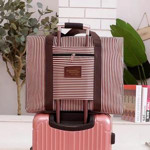 WS448 sac mobile à rayures grande capacité sac d'expédition étanche pour l'extérieur sac de voyage pliable en toile Portable Durable - Product Image 4